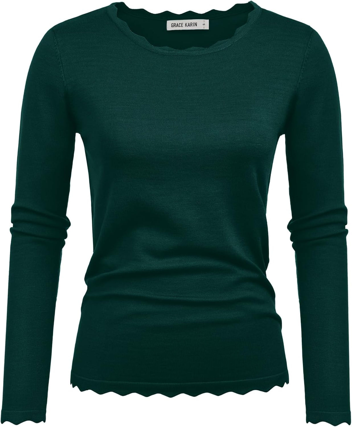 GRACE KARIN Long Sleeve Fall Sweaters for Women Trendy Business Casual Tops