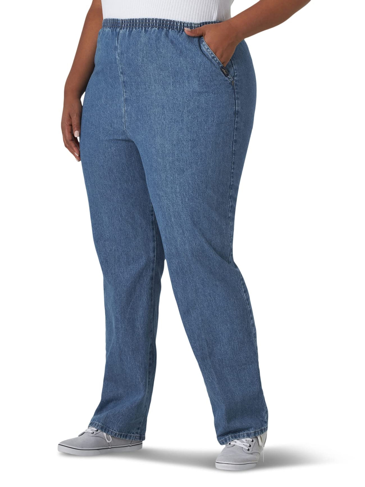 Chic Classic Collection Women's Plus Size Pull-On Pant
