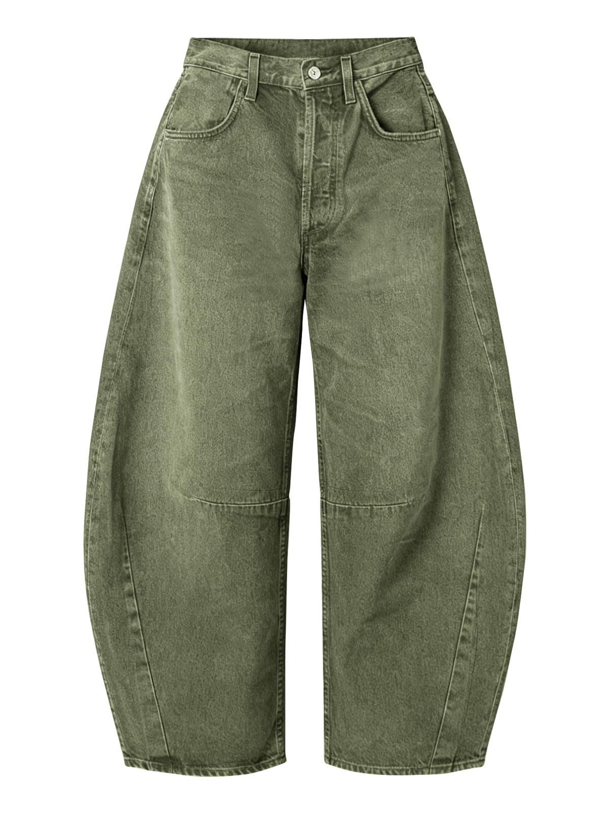 EXLURA Barrel Jeans Women Y2K Boyfriend Denim Pants Casual Baggy Jeans