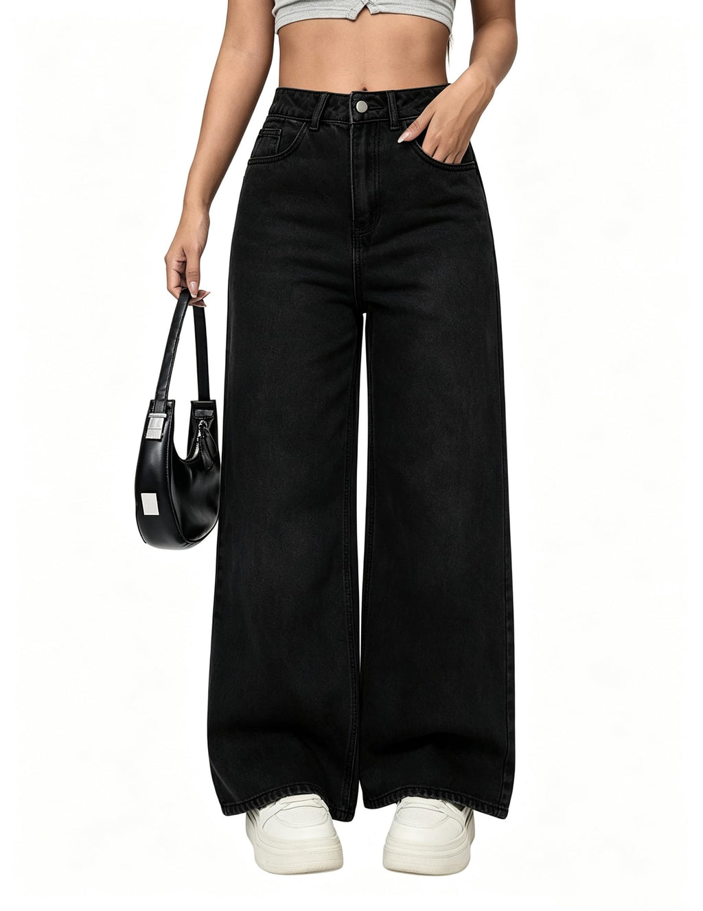 Trendy Wide Leg Jeans for Women
