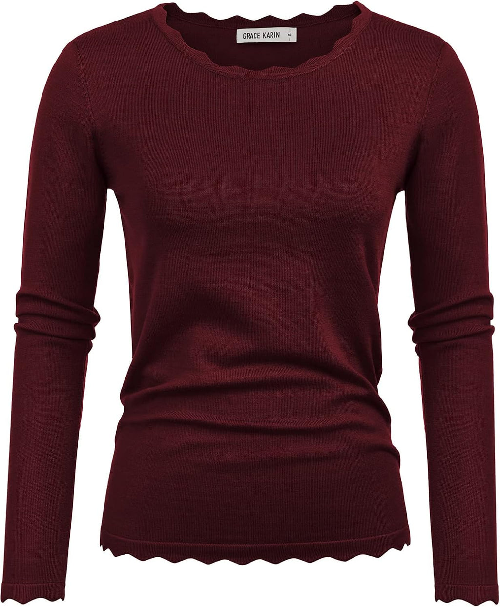 GRACE KARIN Long Sleeve Fall Sweaters for Women Trendy Business Casual Tops