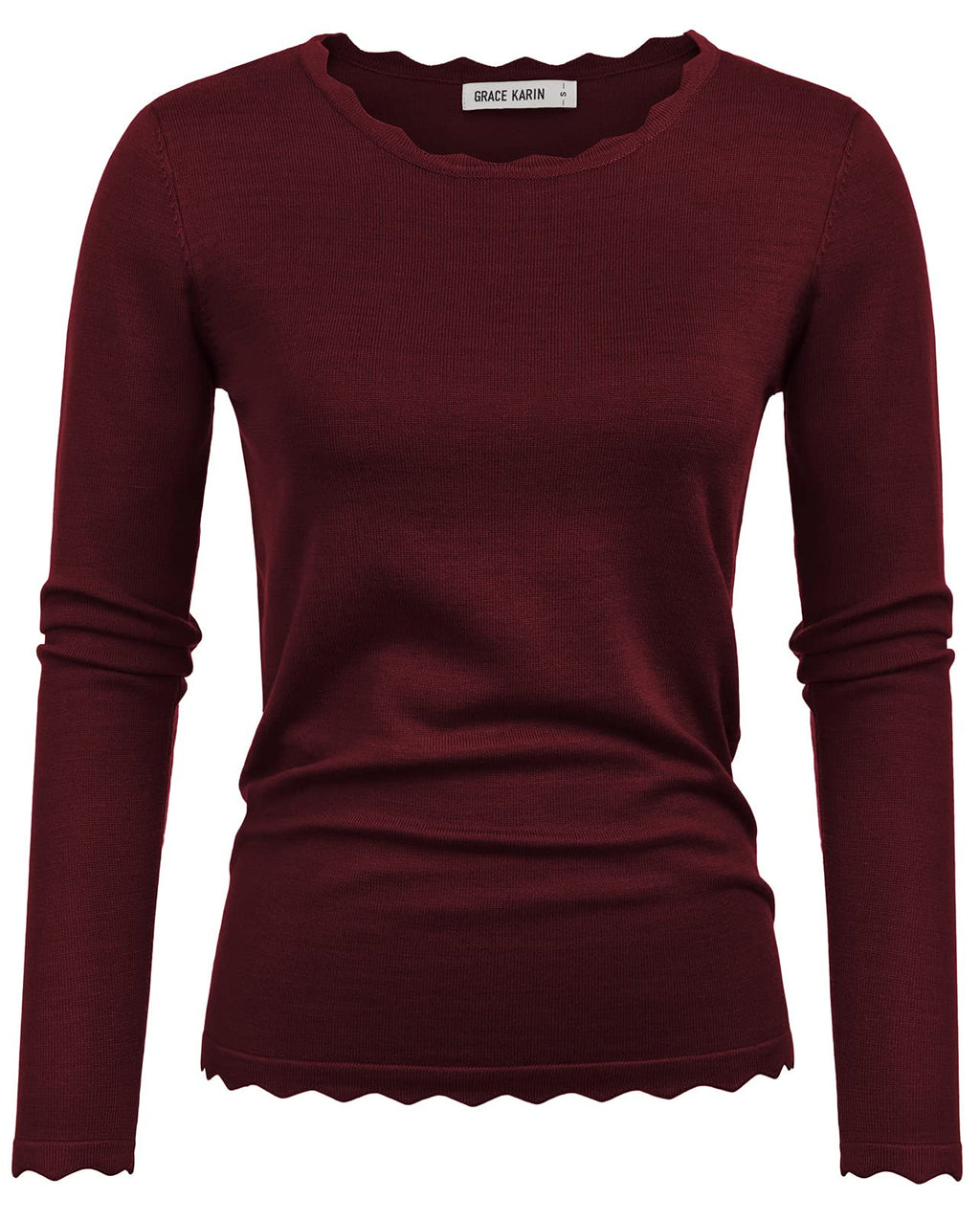 GRACE KARIN Long Sleeve Fall Sweaters for Women Trendy Business Casual Tops