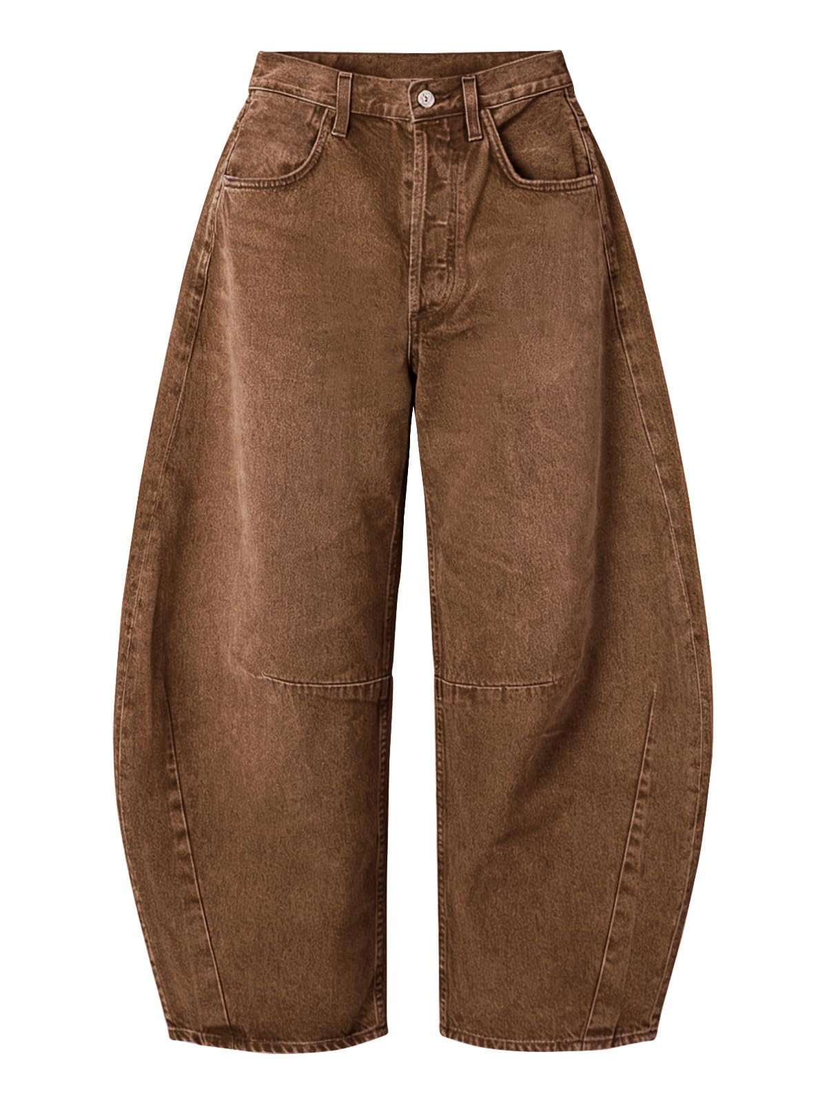 EXLURA Barrel Jeans Women Y2K Boyfriend Denim Pants Casual Baggy Jeans