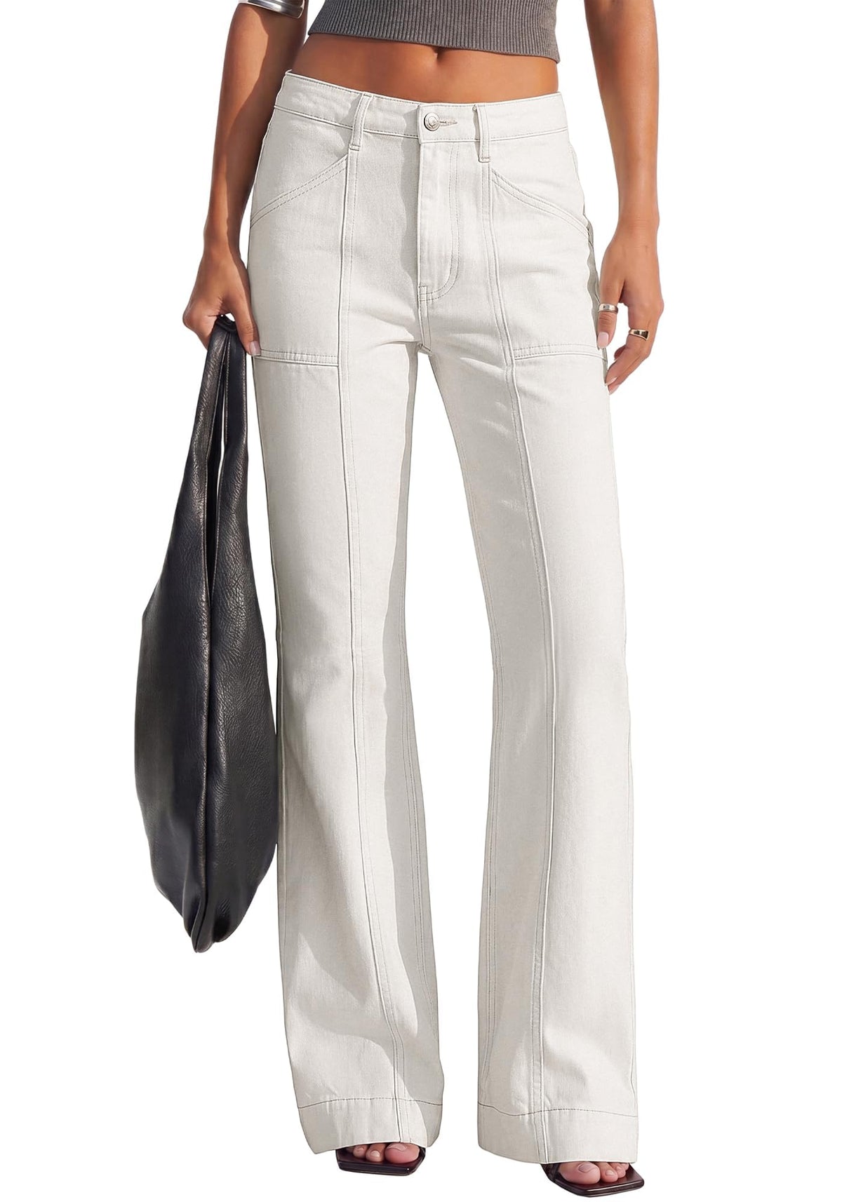 BTFBM Straight Leg Jeans for Women Stretchy Curve Appeal Pants