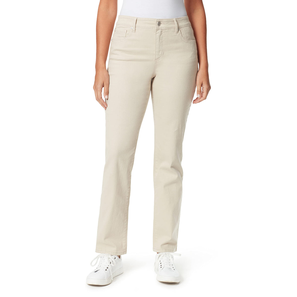 Bandolino Women's Mandie Signature Fit High Rise Straight Leg Jean Plus