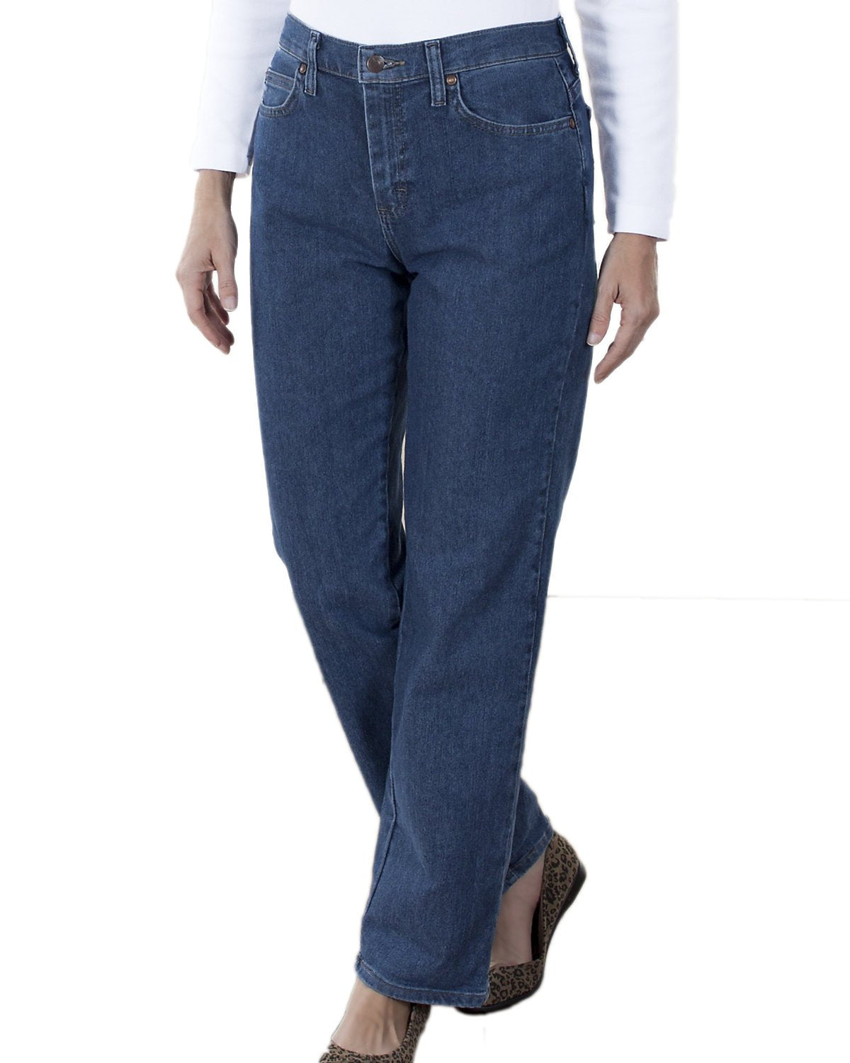 Lee Women's Plus Size Relaxed Fit Straight Leg Jean