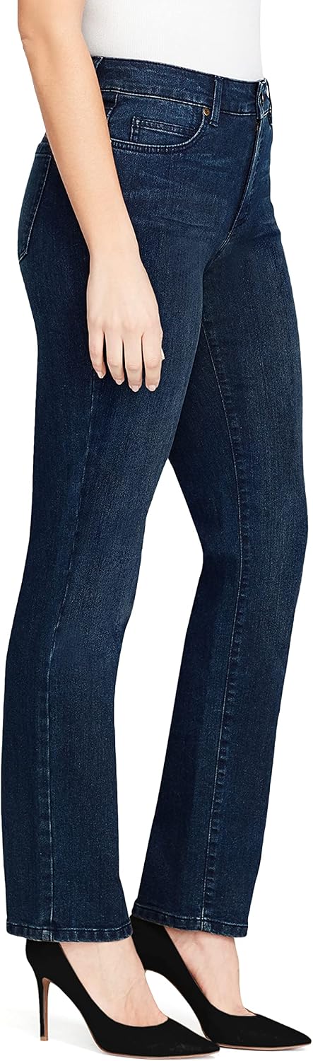 Bandolino Women's Mandie Signature Fit High Rise Straight Leg Jean Plus