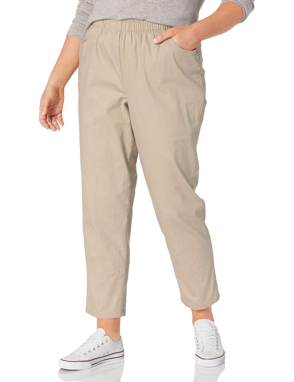 Chic Classic Collection Women's Plus Size Pull-On Pant