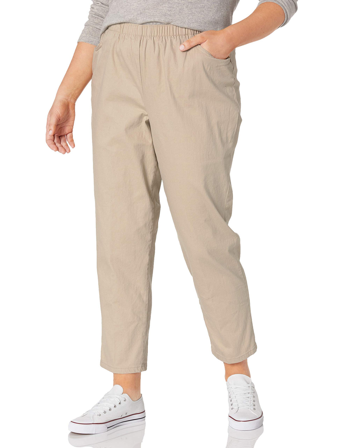 Chic Classic Collection Women's Plus Size Pull-On Pant
