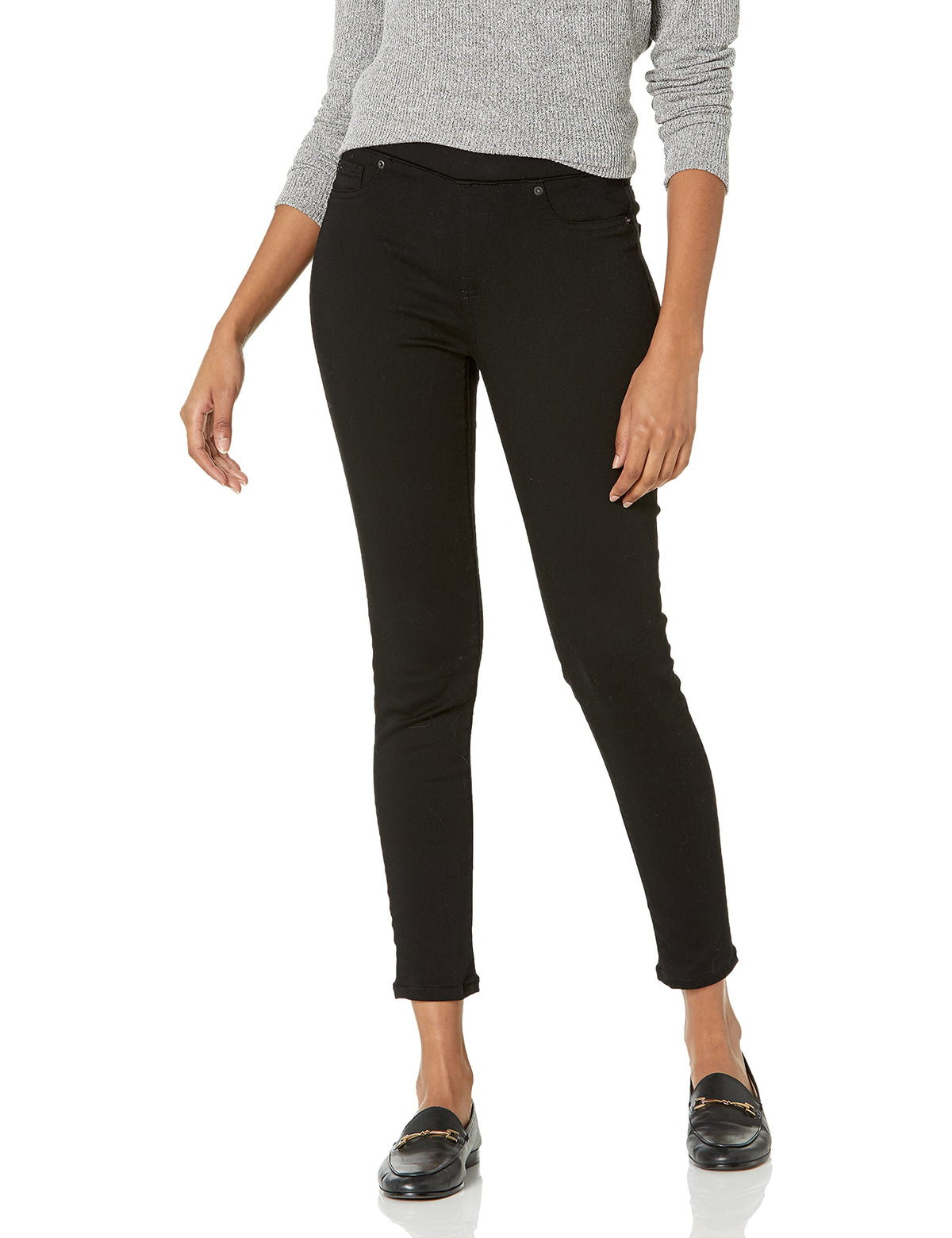 Amazon Essentials Women's Skinny Fit Mid-Rise Stretch Pull-On Jegging with Pockets