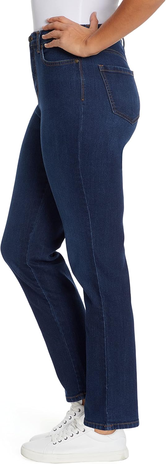Gloria Vanderbilt Womens Amanda Classic High Rise Tapered Jean Plus Size