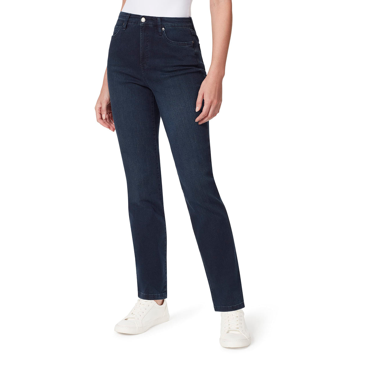 Bandolino Women's Mandie Signature Fit High Rise Straight Leg Jean Plus