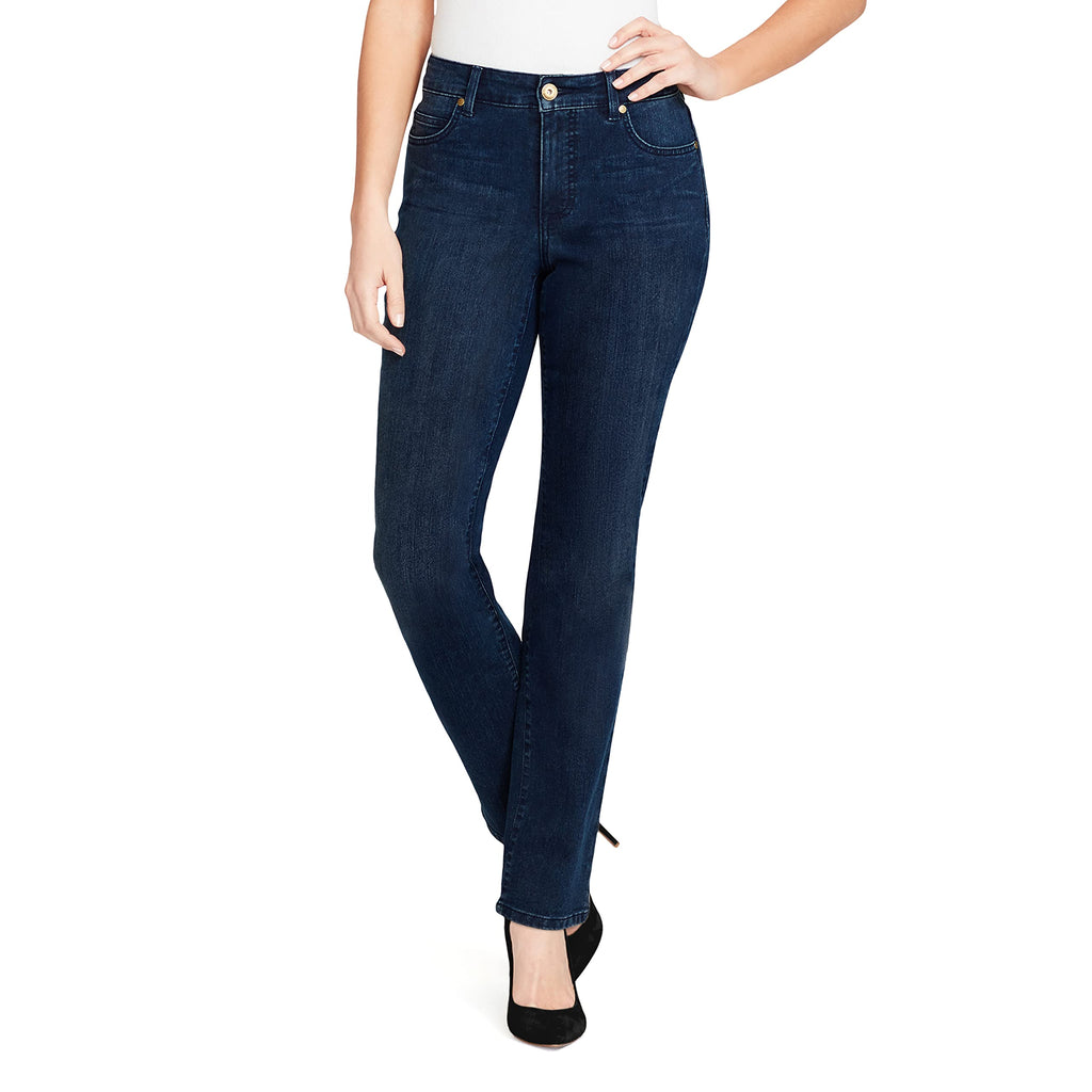 Bandolino Women's Mandie Signature Fit High Rise Straight Leg Jean Plus