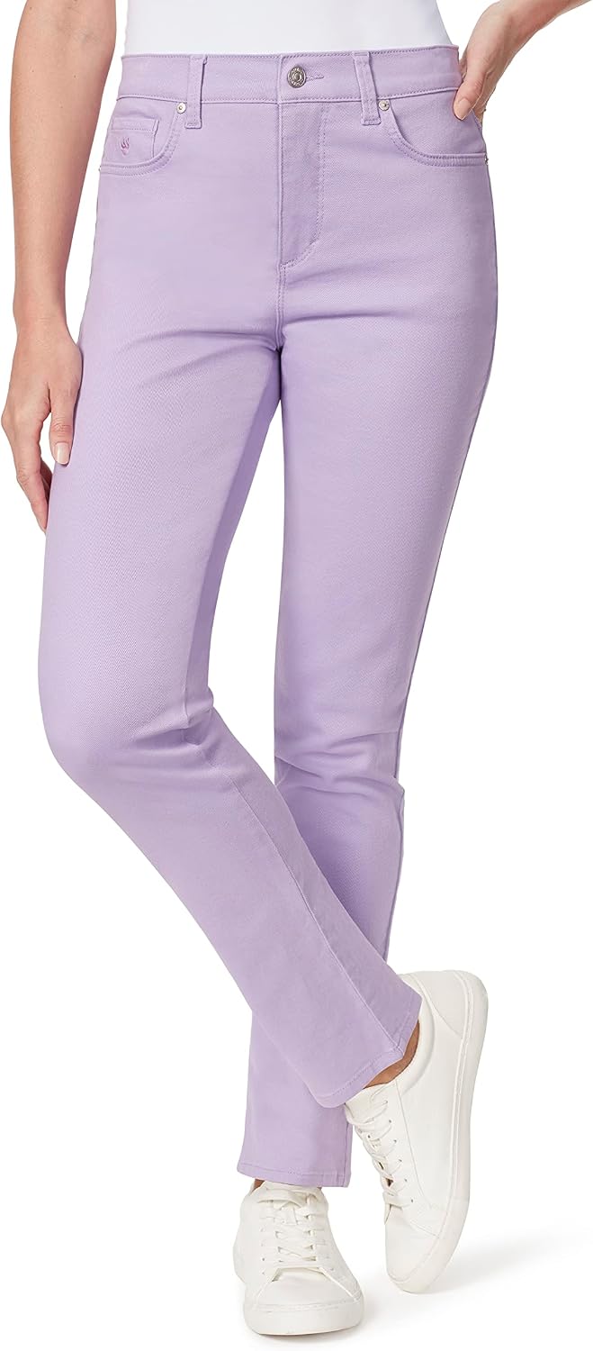 Gloria Vanderbilt Womens Amanda Classic High Rise Tapered Jean Plus Size