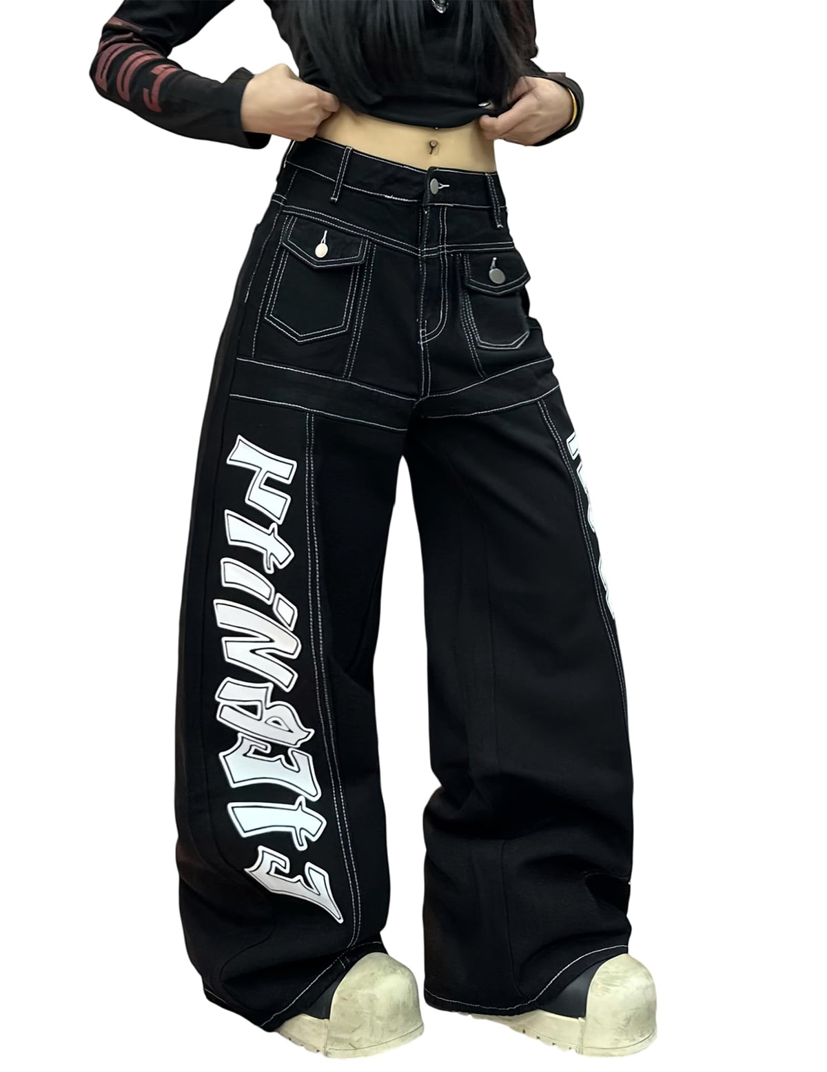 Trendy Wide Leg Jeans for Women