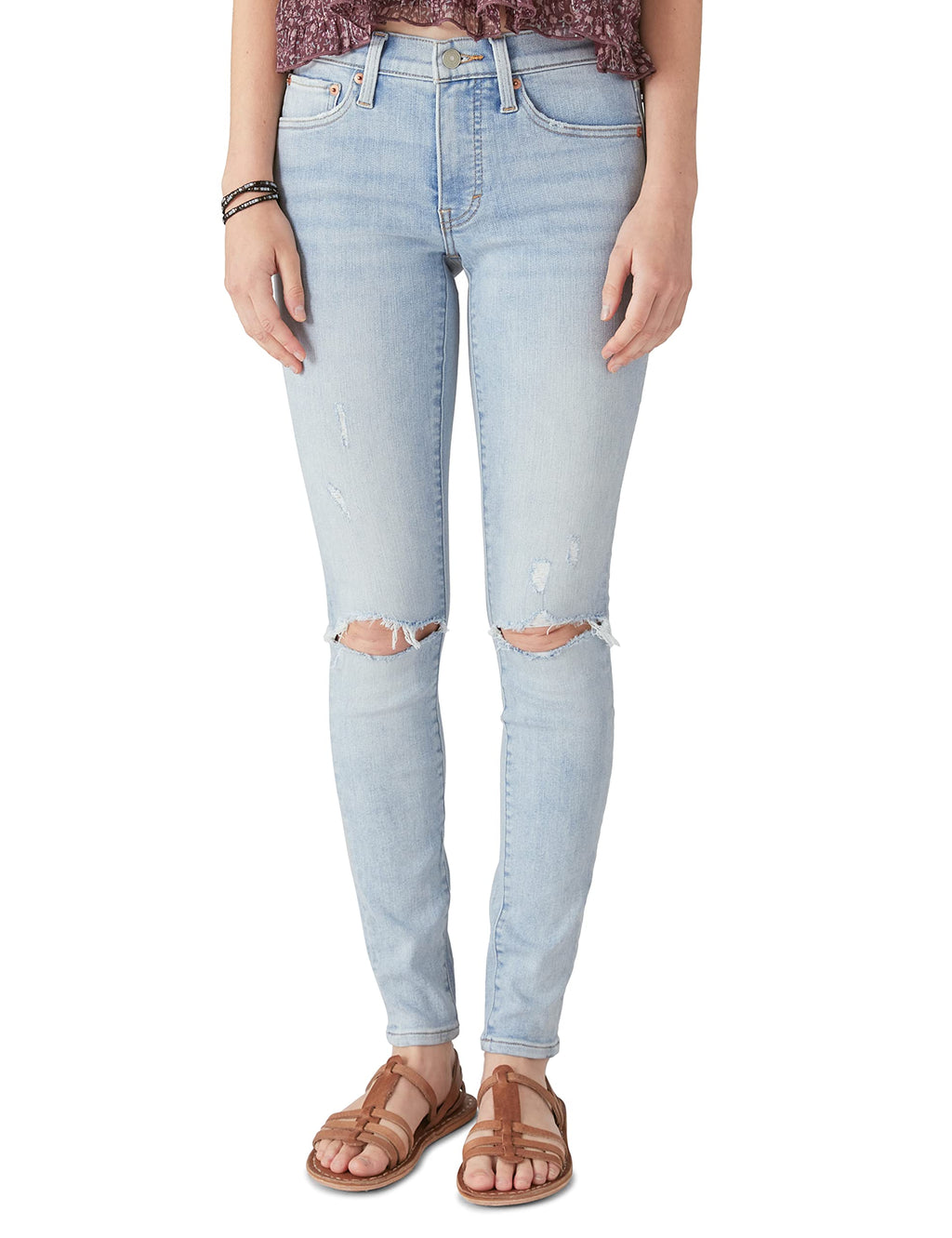 Lucky Brand Women's Mid Rise Ava Skinny Jean