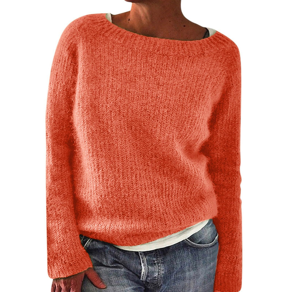 Fair Isle Sweater Women Boho Knitted Vintage Sweaters Casual Crewneck Long Sleeve Lightweight Cropped Pullover Tops