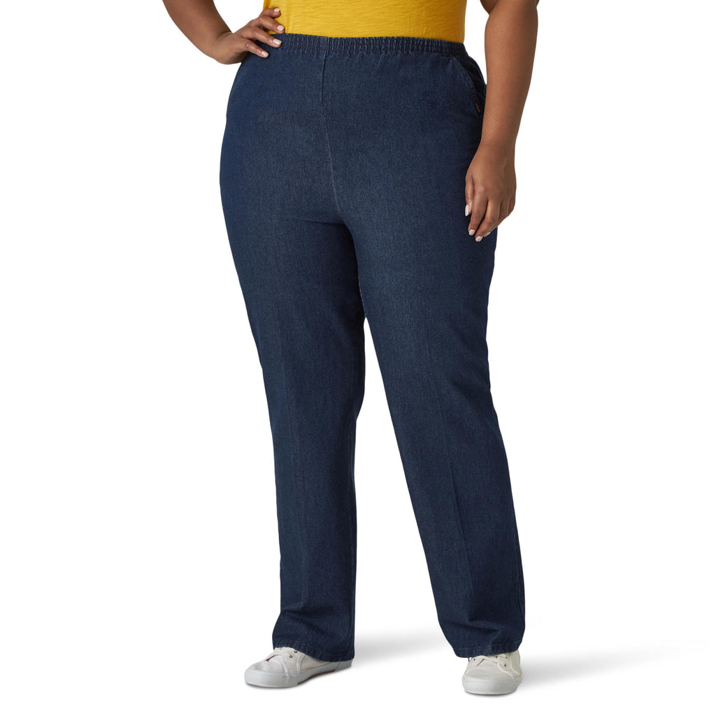 Chic Classic Collection Women's Plus Size Pull-On Pant