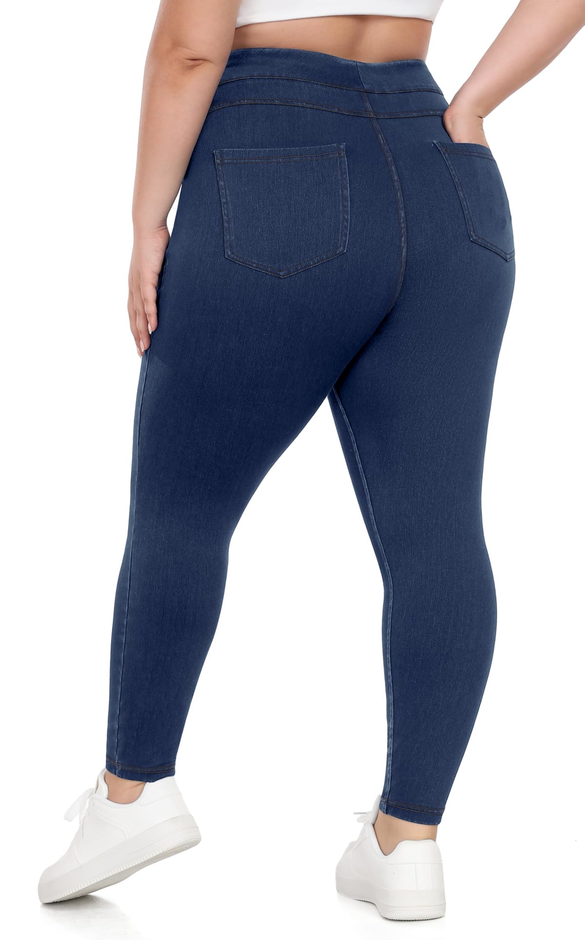IUGA Stretchy Jeans for Women Pull On Jeggings High Waist Denim Leggings