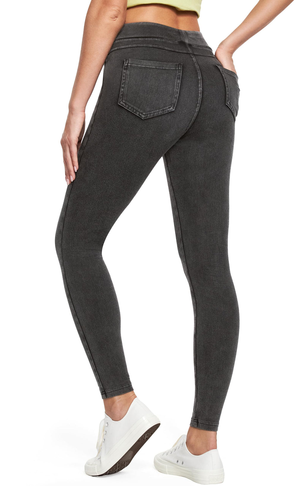 IUGA Stretchy Jeans for Women Pull On Jeggings High Waist Denim Leggings