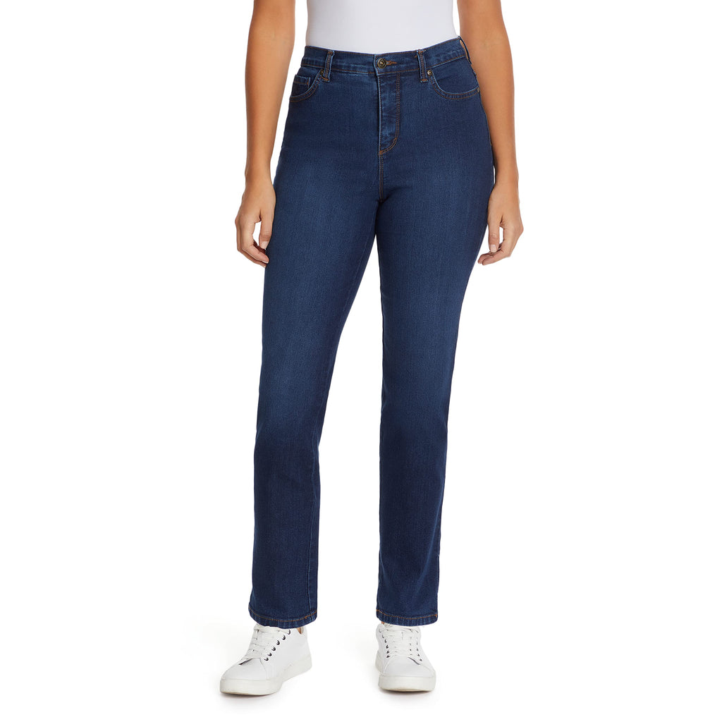Gloria Vanderbilt Womens Amanda Classic High Rise Tapered Jean Plus Size