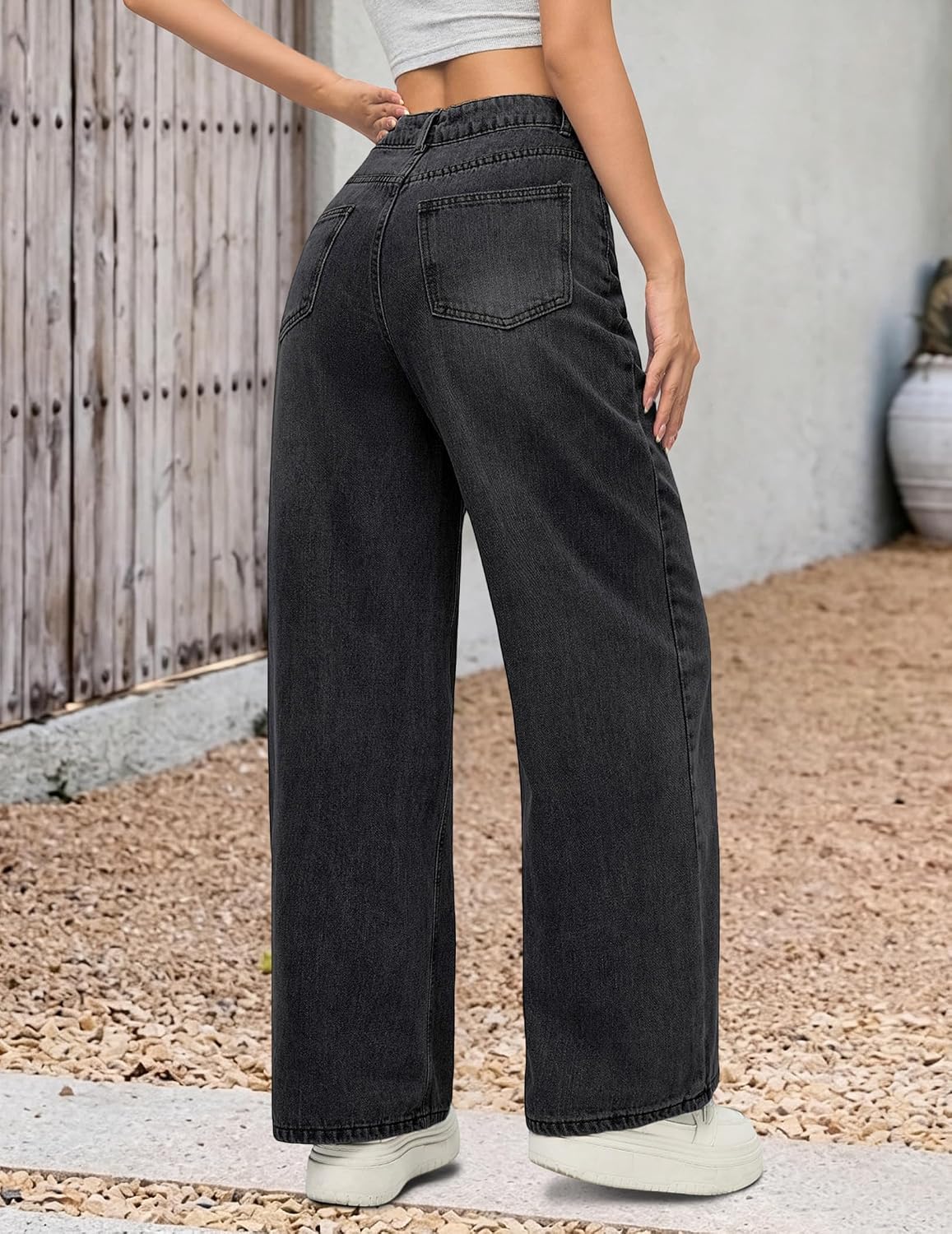 Trendy Wide Leg Jeans for Women