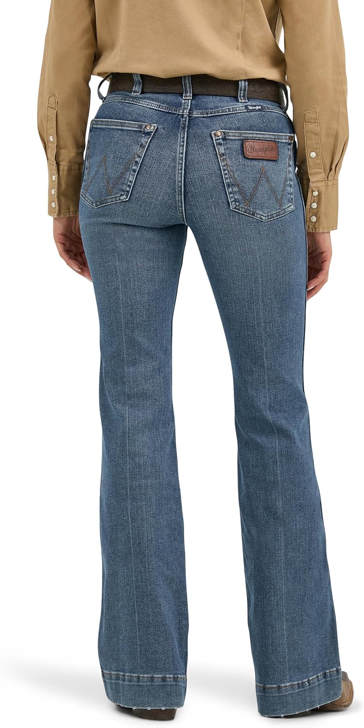 Wrangler Women's Retro Bailey High Rise Trouser Jean