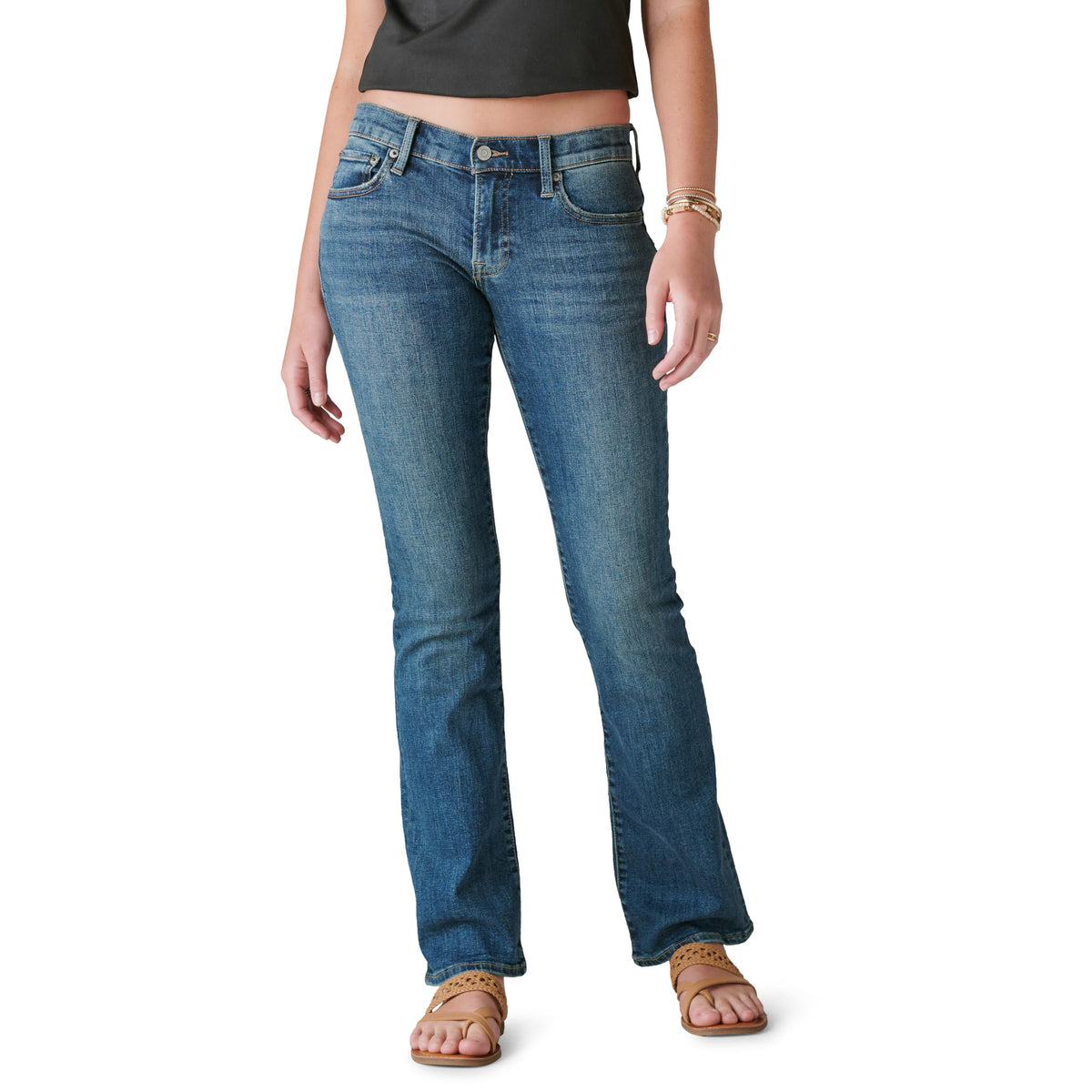 Lucky Brand Women's Mid Rise Easy Rider Bootcut Jean