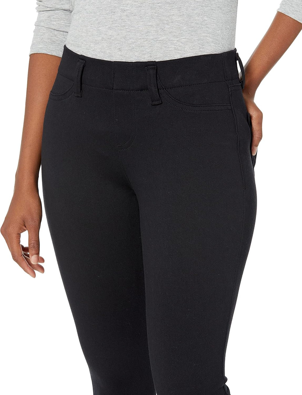 Amazon Essentials Women's Pull-On Mid Rise Stretchy Knit Jegging (Available in Plus Size)