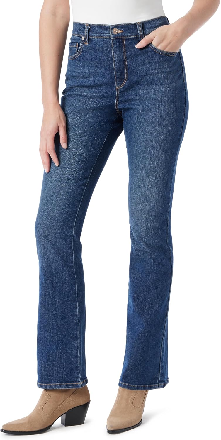 Gloria Vanderbilt Women's Amanda Original Bootcut 5 Pocket High Rise Jean Standard