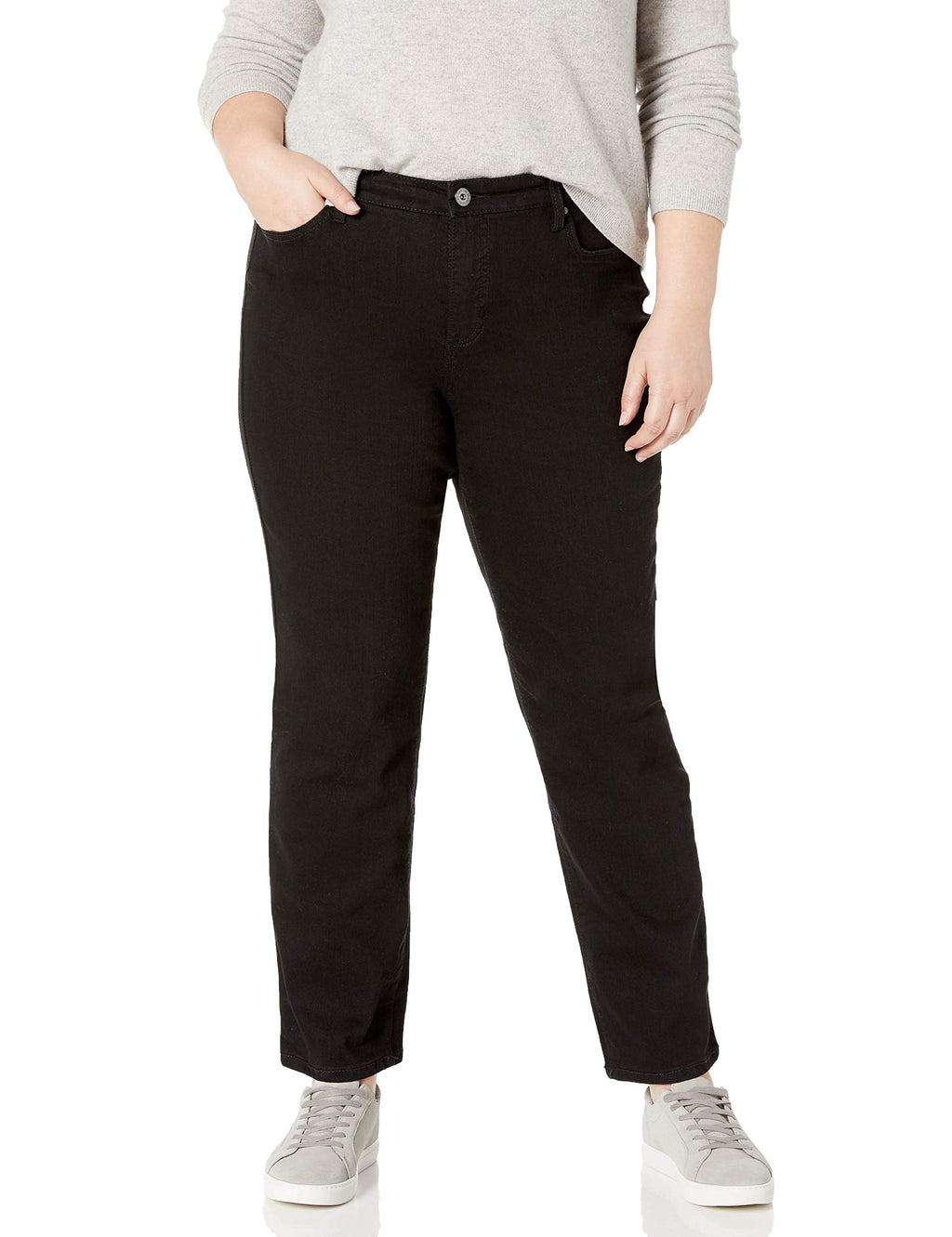 Bandolino Women's Mandie Signature Fit High Rise Straight Leg Jean Plus