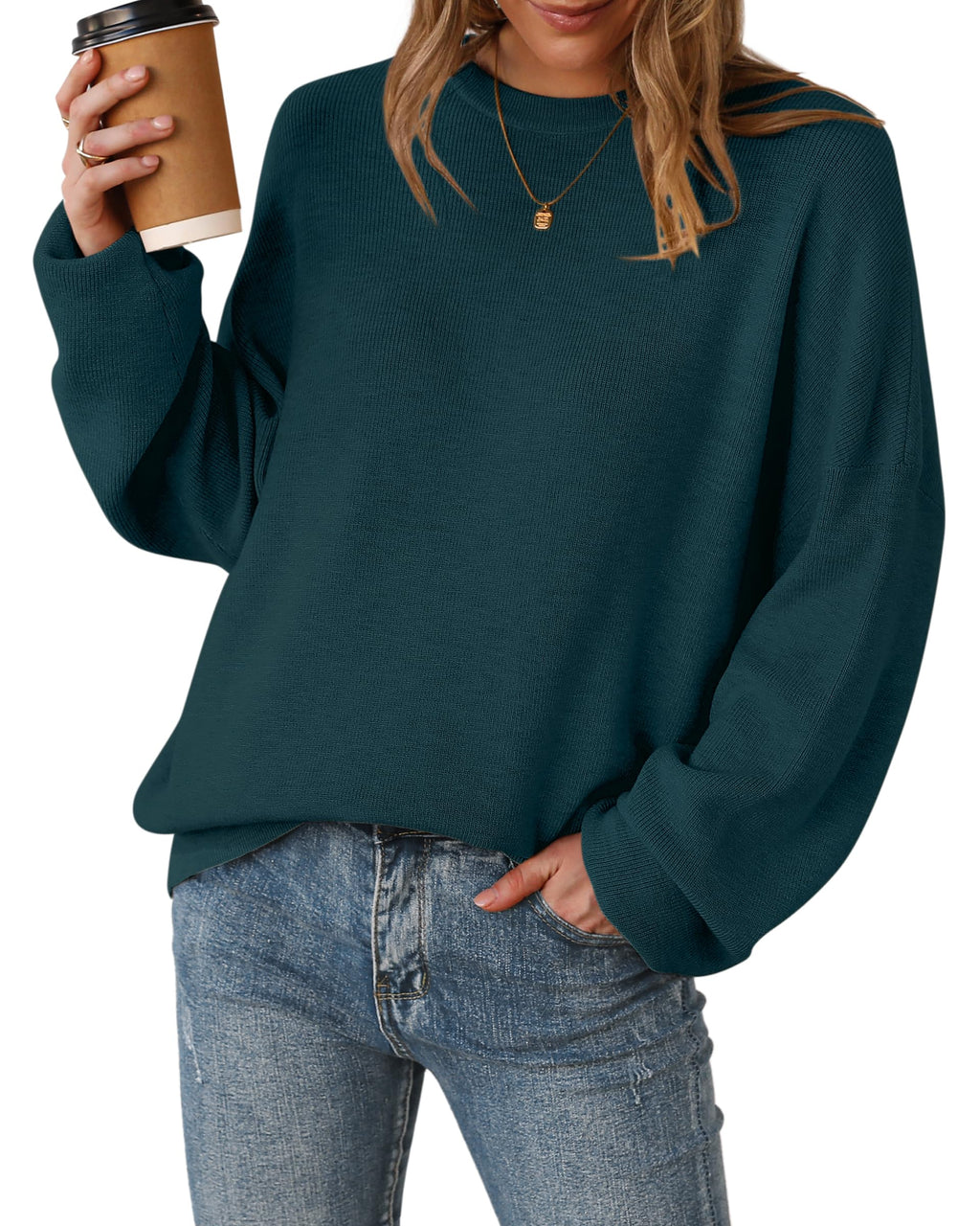 Arach&Cloz Women's Wool Blend Oversized Sweaters Fall Fashion Outfits 2026