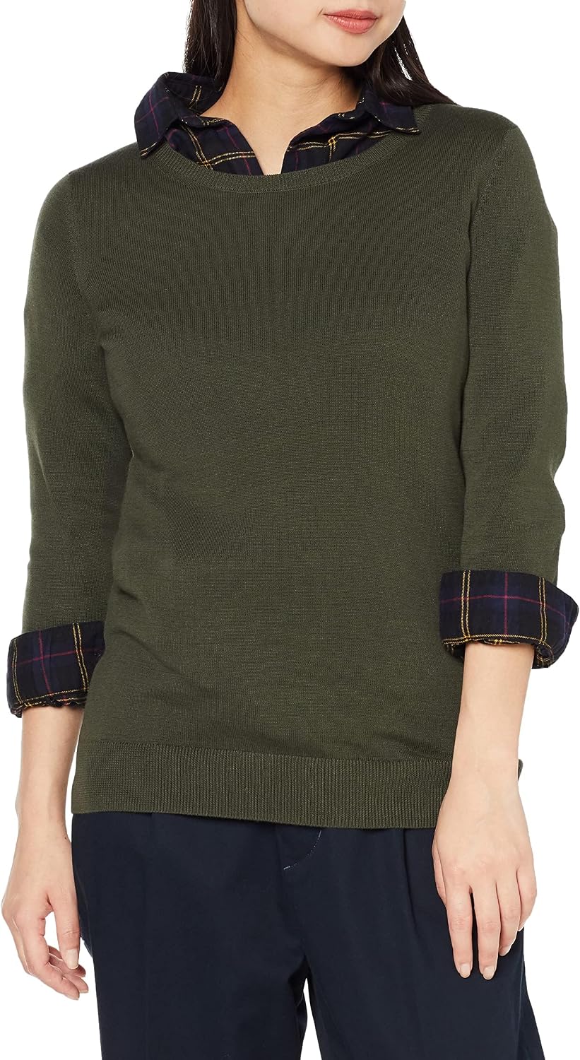 Amazon Essentials Women's Long-Sleeve Lightweight Crewneck Sweater, Flattering (Available in Plus Size)