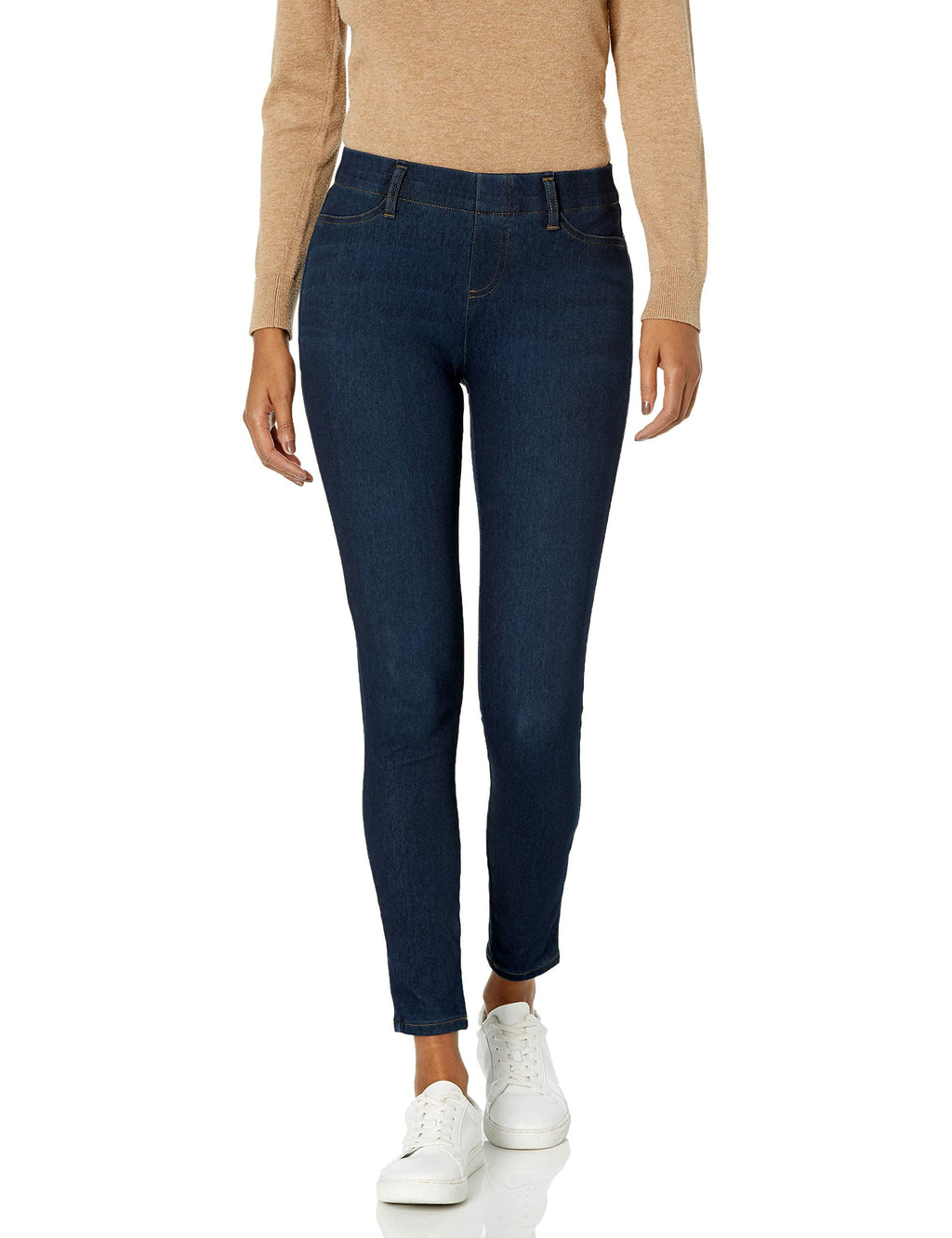 Amazon Essentials Women's Pull-On Mid Rise Stretchy Knit Jegging (Available in Plus Size)