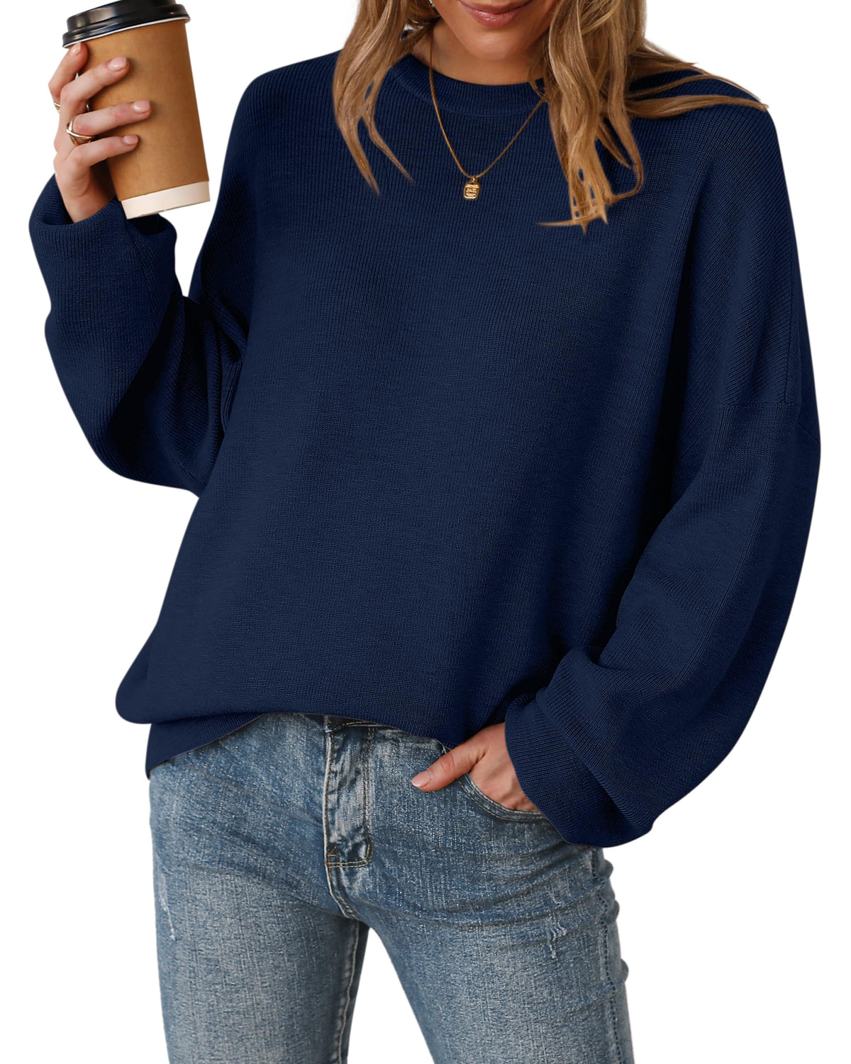 Arach&Cloz Women's Wool Blend Oversized Sweaters Fall Fashion Outfits 2026