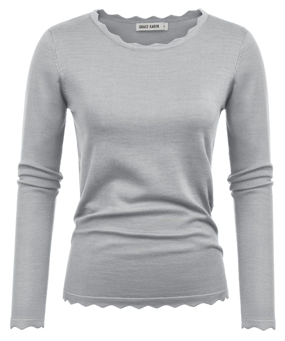 GRACE KARIN Long Sleeve Fall Sweaters for Women Trendy Business Casual Tops