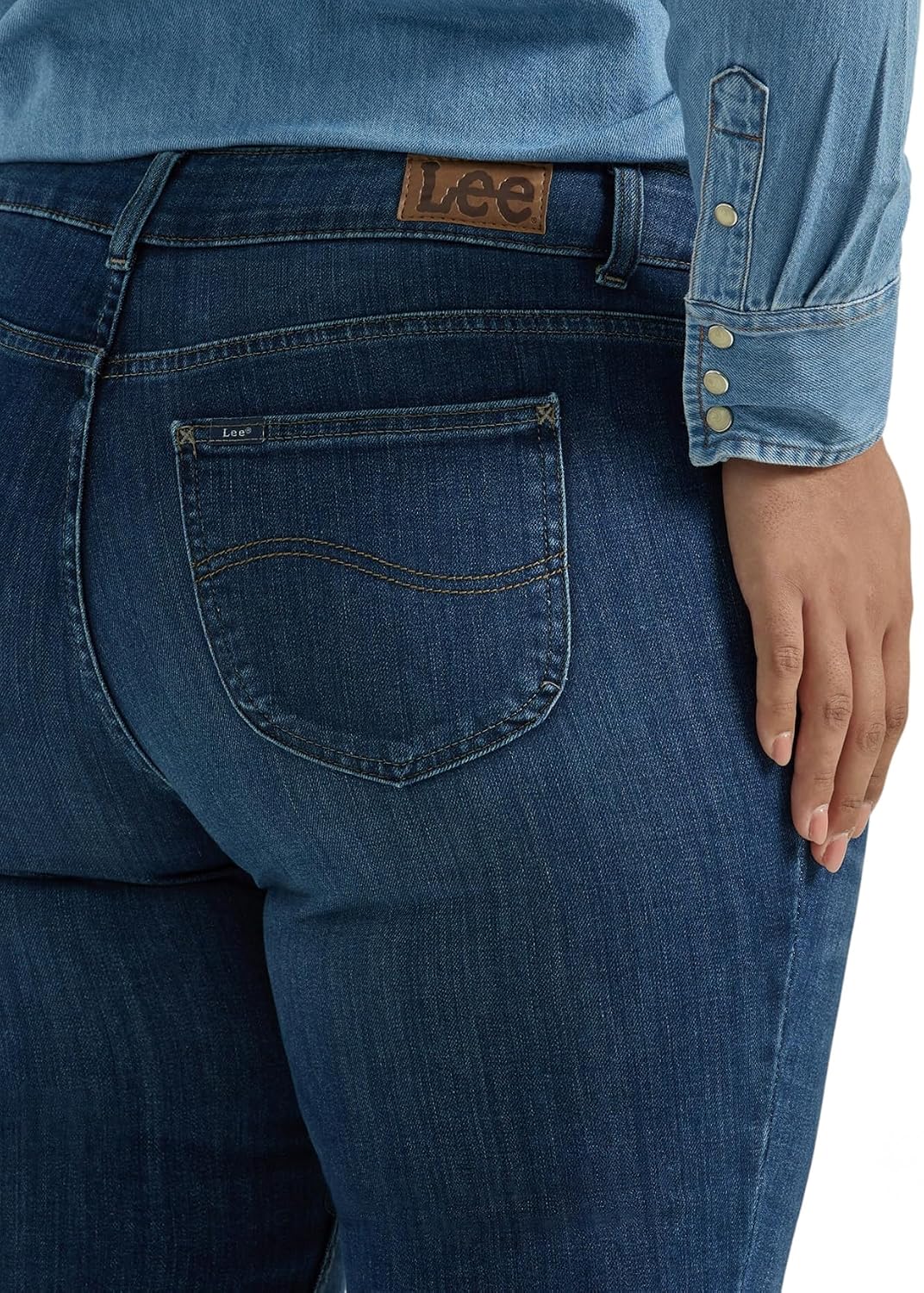 Lee Womens Plus Size Legendary Mid Rise Bootcut Jean