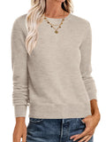 ANRABESS Sweaters for Women Long Sleeve Lightweight Fall Outfits