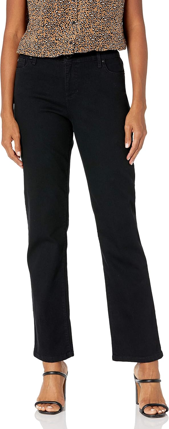 Bandolino Women's Mandie Signature Fit High Rise Straight Leg Jean Plus