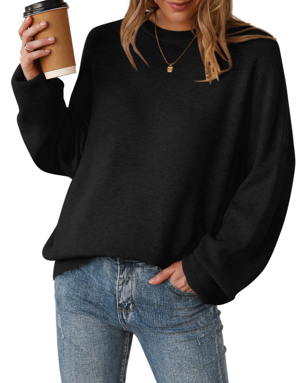Arach&Cloz Women's Wool Blend Oversized Sweaters Fall Fashion Outfits 2026