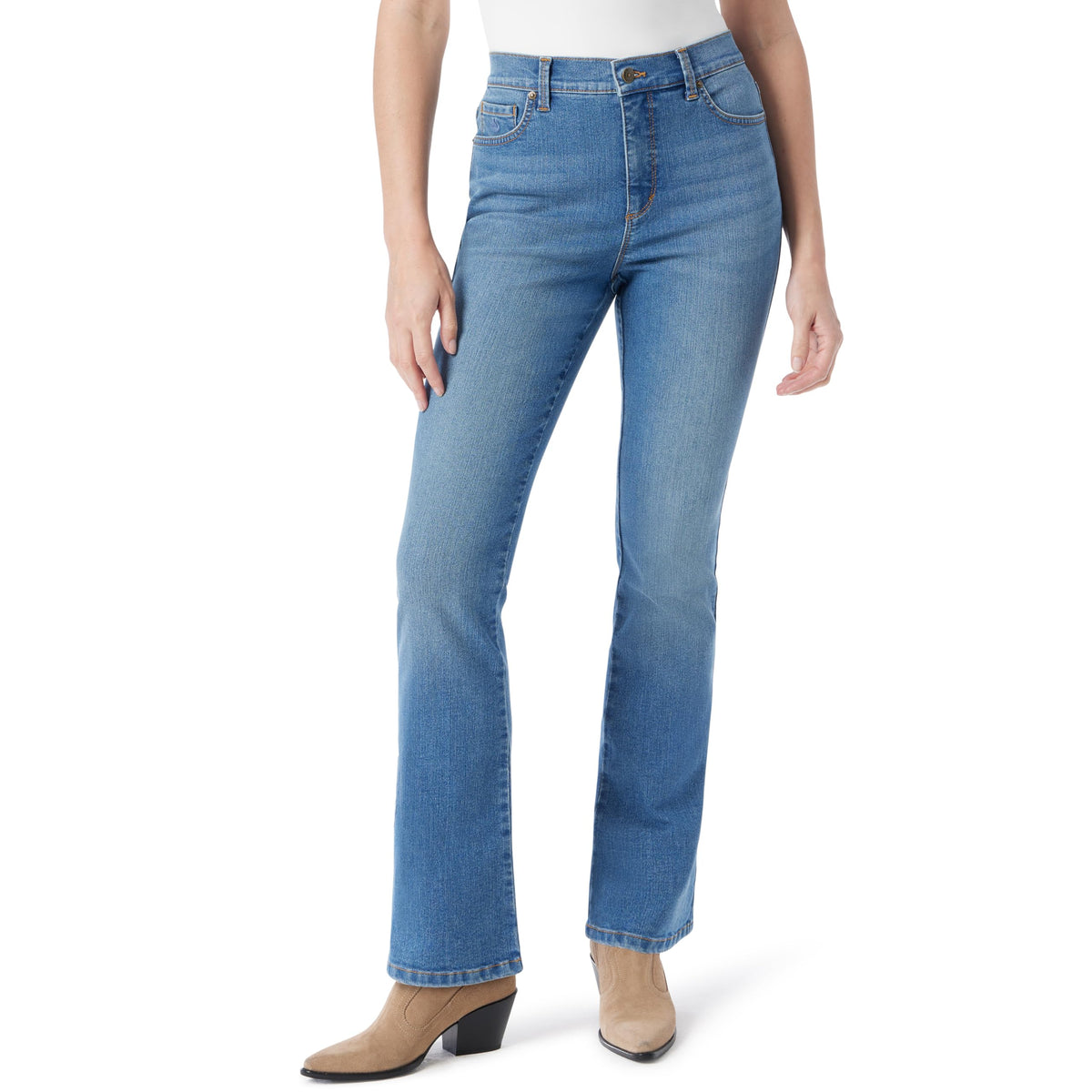 Gloria Vanderbilt Women's Amanda Original Bootcut 5 Pocket High Rise Jean Standard
