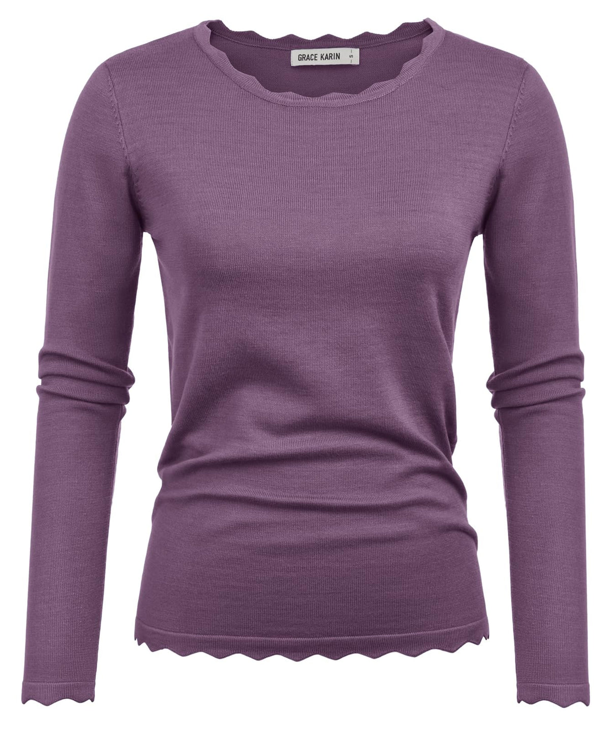 GRACE KARIN Long Sleeve Fall Sweaters for Women Trendy Business Casual Tops