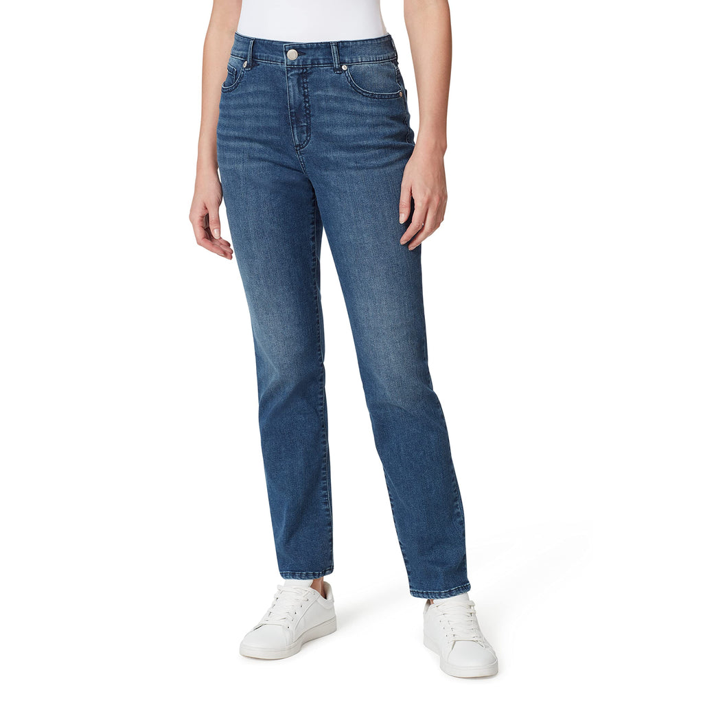 Bandolino Women's Mandie Signature Fit High Rise Straight Leg Jean Plus