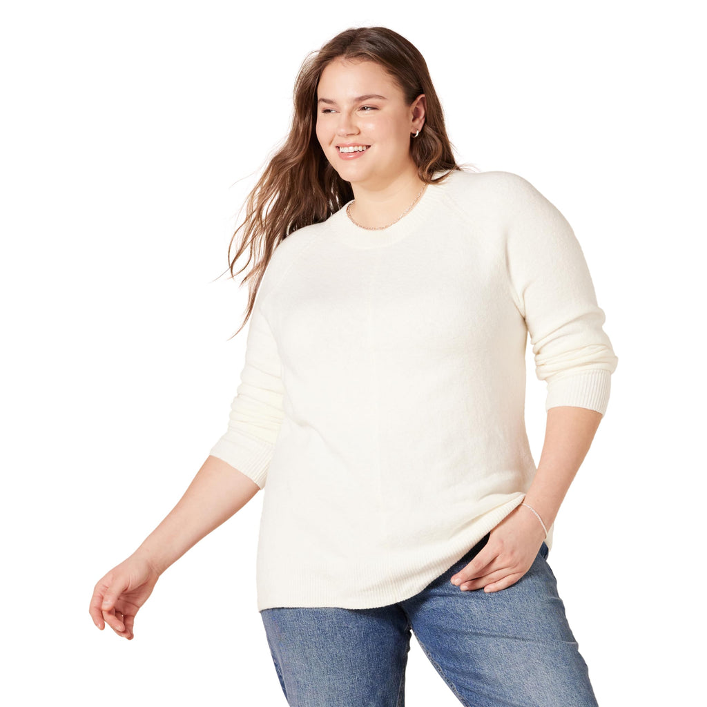 Amazon Essentials Women's Regular-Fit Soft Touch Crewneck Long-Sleeve Sweater