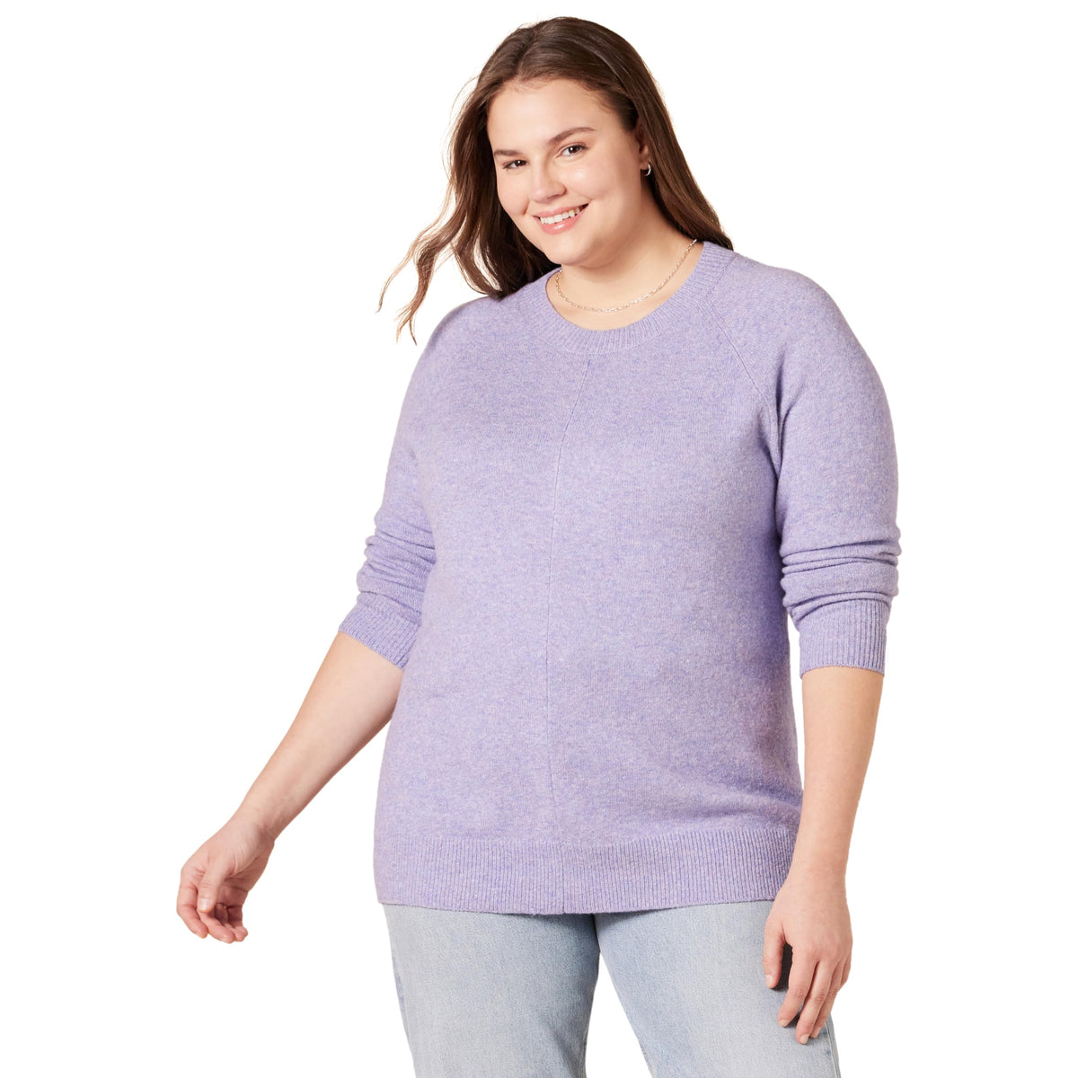 Amazon Essentials Women's Regular-Fit Soft Touch Crewneck Long-Sleeve Sweater