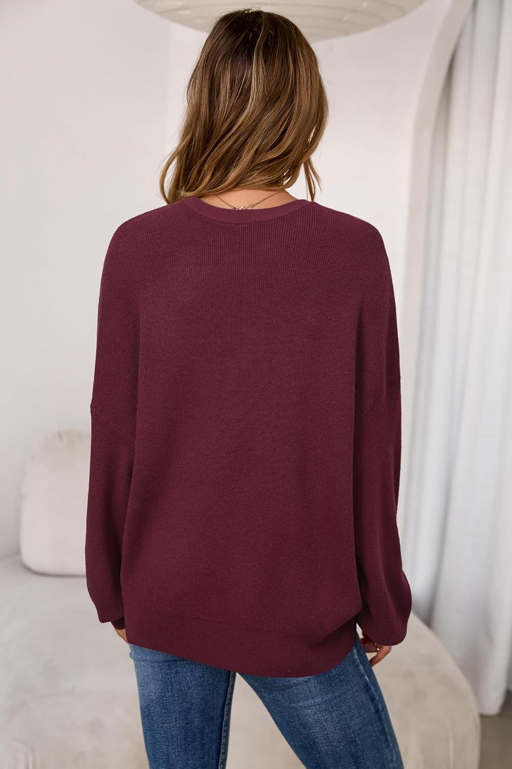 Arach&Cloz Women's Wool Blend Oversized Sweaters Fall Fashion Outfits 2026