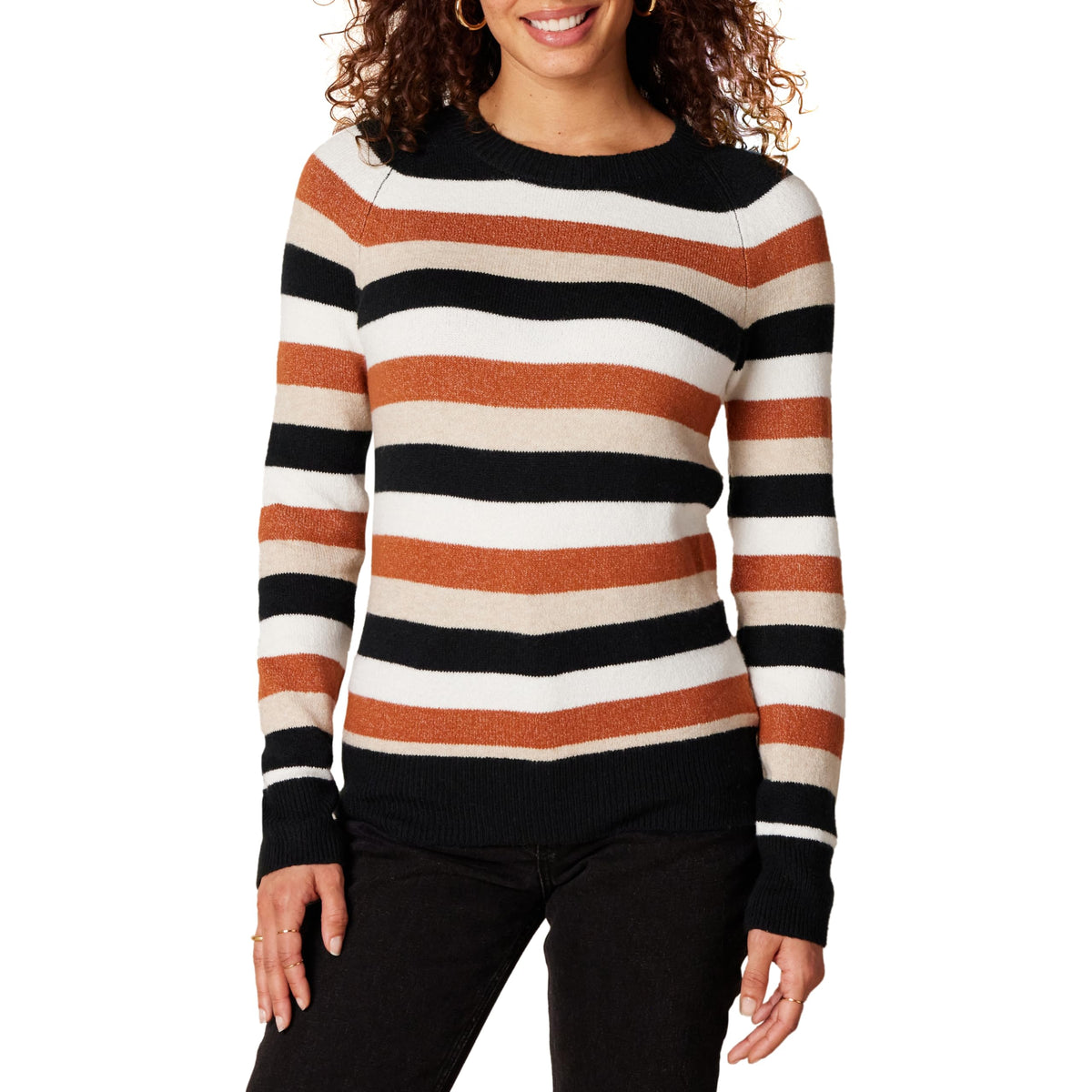 Amazon Essentials Women's Regular-Fit Soft Touch Crewneck Long-Sleeve Sweater