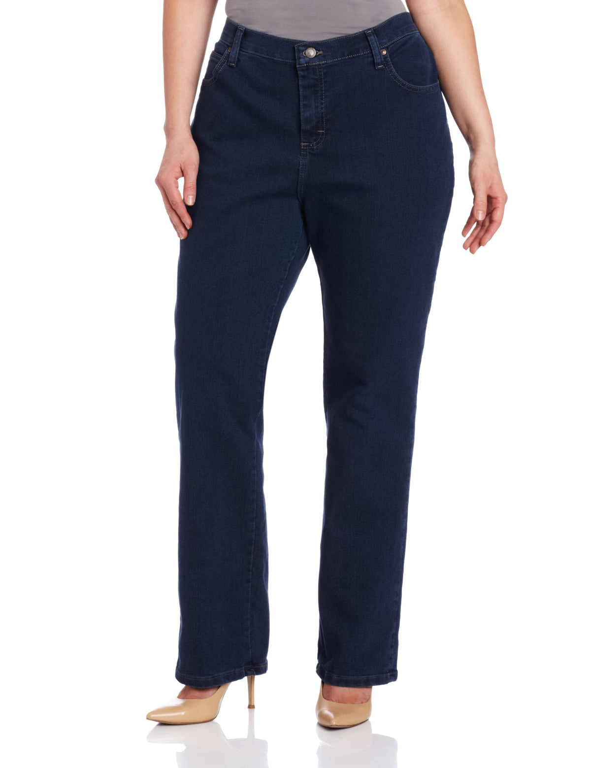 Lee Women's Plus Size Relaxed Fit Straight Leg Jean