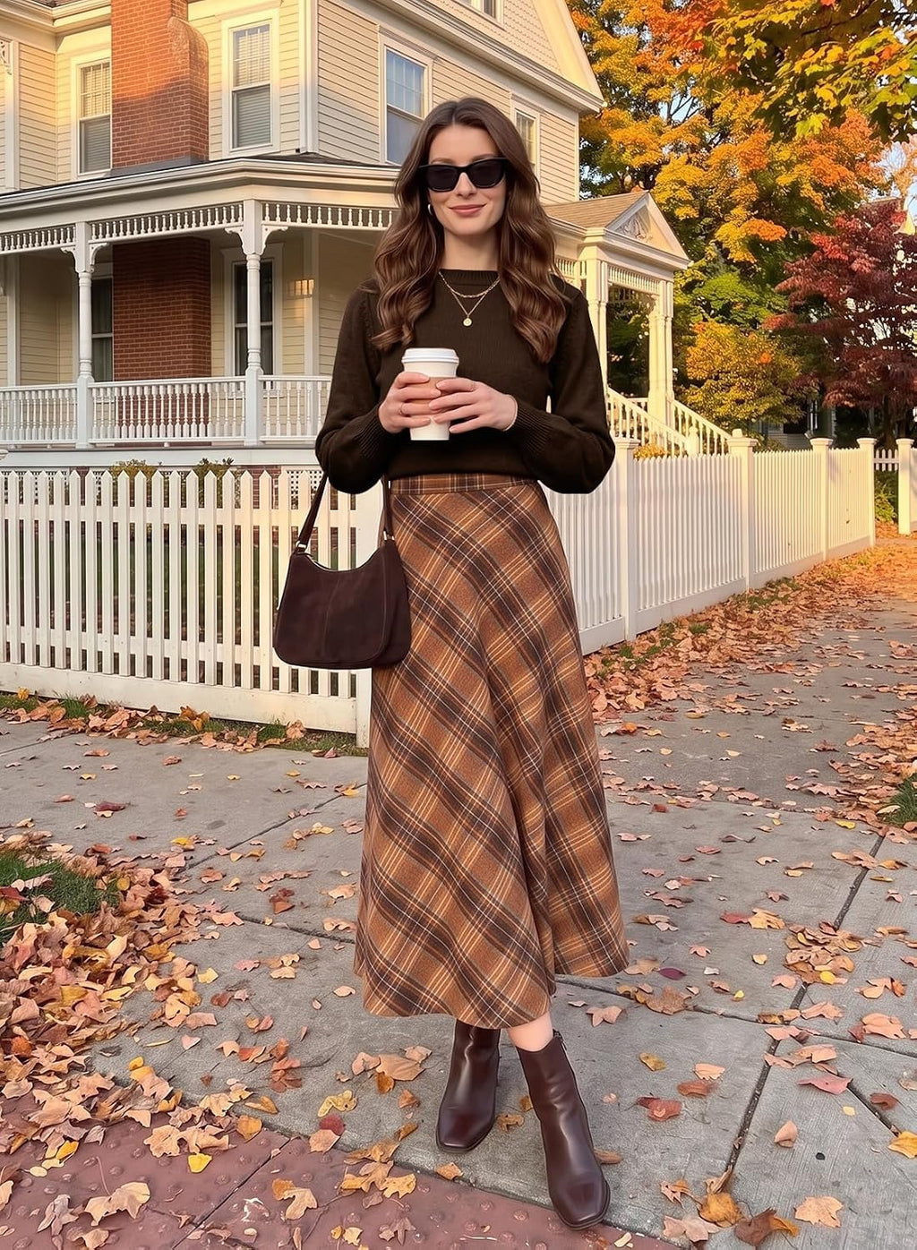 EVALESS Women's Cashmere Wool Blend Sweaters Business Casual Fall Outfits