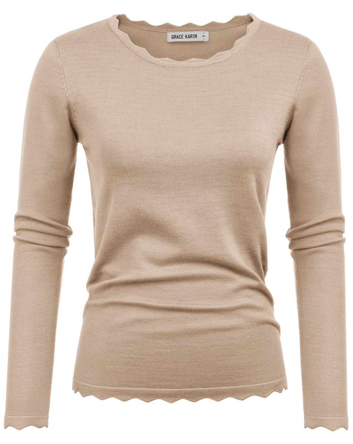 GRACE KARIN Long Sleeve Fall Sweaters for Women Trendy Business Casual Tops